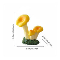 DIY Craft Resin Toadstool Sculpture Figurine Realistic Design Resin Toadstool Sculpture Statue Detailed Sculpture for Crafters