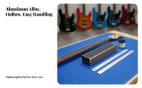 Precision-Ground Guitar Fret Leveling Beam Lightweight Fret Leveling Beam Ergonomic Design for Luthiers, Guitarists, Fretwork, Home Workshop
