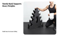 Dumbbell Rack Compact Design Dumbbell Stand Space-Saving Hand Weight Storage Rack for Home Gym Users, Apartment