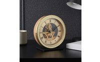 Wall Clock Transparent Center Roman Numeral Wall Clock Decorative Home Decor