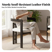 Designer Aesthetic Upholstered Armchair With Arms Padded unobstructedBack Armchair Minimalist Design Dining Chair Sturdy Construction for Homeowners, Interior Designers, Business Owners, Living Room, Restaurant, Home Not Onice, Reading Nook