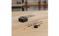 Hole Guide Easy To Use Carpentry Hole Guide Acrylic And Metal Construction Dowel Jig Kit for Woodworkers