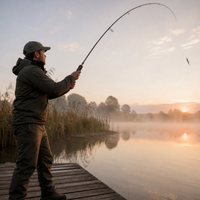Carbon Fiber L-Tune Lure Fishing Rod for Slip Floats & Long Casting