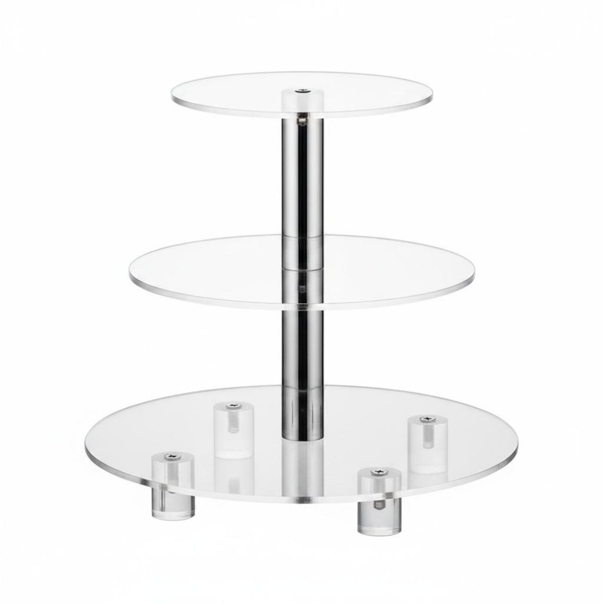 Acrylic Cake Effortless to Assemble to Assemble Multi-Tier Dessert Stand Polished Edges Acrylic Cupcake Stand Dessert Makers