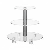 Acrylic Cake Effortless to Assemble to Assemble Multi-Tier Dessert Stand Polished Edges Acrylic Cupcake Stand Dessert Makers