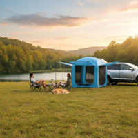 Vehicle Rear Extension Tent Rainproof SUV Tailgate Tent Quick Open Outdoor Gear for Campers, Families, Road Trips, Tailgating