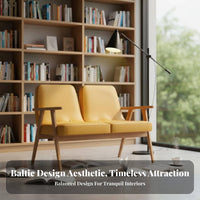adaptable assortment Wooden Frame Sofa and Table Group Modern Minimalist & design Cafe Furniture Comfortable Upholstered seat paddings business Furnishing for Interior Designers, Business Owners, Tea Shop Shop, Waiting Room, Office Reception