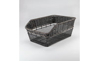 Rear Bike Basket Large Capacity Rear Cycle Basket Heavy Duty for Cyclists, Commuters, Commuting, Errands