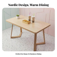 Nordic design Canteen Dining Unit Economical Cafe Table and Chairs Modern Design Restaurant Seating Easy to Clean for Business Owners, School Administrators, Office Managers, Fast Food establishmentlet, Bistro, eatery, Lounge