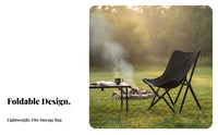 Folds Easily Folding Camping Chair Space-Saving Folding Camp Chair No Assembly Required Collapsible Catch Ing Stool Backrest Support for Campers, Anglers, Catch Ermen, Beach, Picnic, Travel, Hiking