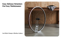 Quick Release Bicycle Wheels Ball Bearing Hubs Easy Maintenance for Travel
