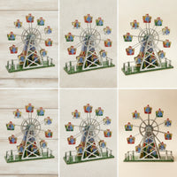 Musical Observation Wheel Vintage-Style Observation Wheel with Musical Box Nostalgic Ornament for Office