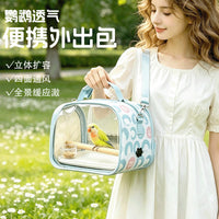 Portable Bird Carrier Bag for Small Birds and Sugar Gliders, Outdoor Use