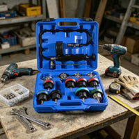 14 Pieces Universal Cooling System Leak Tester Heavy-Duty Coolant Pressure Tester Portable Test Kit Accurate for Mechanics