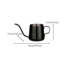 Pour-over Coffee Pot Compact Coffee Pot with Gooseneck Spout Gooseneck Spout Kettle Small for Baristas, Home Kitchen, Office