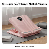 Non-Slip Design Calf Stretcher Board Long-Lasting Leg Stretching Pedal Heavy Duty Adjustable Calf Stretcher Lightweight for Athletes, Beginners, Women, Home, Gym, Office