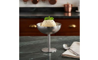 Dessert Cup Stainless Steel Dessert Dish with Stem Stemmed Ice Cream Bowl for Hosts, Caterers