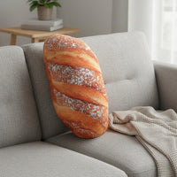 Realistic French Bread Shaped Cushion Creative Design  Cozy  Material Realistic Cushion for Culinary Enthusiasts