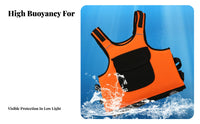 Kayaking Flotation Aid Multiple Pockets Kayaking Flotation Vest Lightweight Flotation Vest Ease of Movement Portable