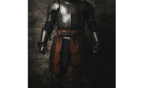 Faux Leather Panelled Battle Skirt Medieval Skirt Protective Gear with Belt Gladiator Waist Protective Gear with Buckles Warrior for Cosplayers, Larpers, Actors, Cosplay, Larp, Theater, Halloween
