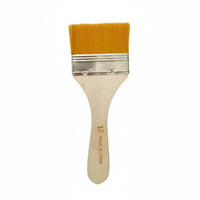 Mixed Media Paint Brushes Durable Nylon Hair Streak Clear for Projects