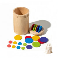 Color Sorting Toy Fine Motor Color Matching Toy Child-Centered Sorting Game for Young Children, Preschoolers, Homeschool, Playroom