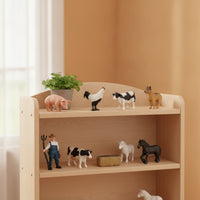 Realistic Plastic Animal Toy Freestanding Miniature Animal Model Sturdy Figurine Bright for Children, Tabletop Display, Classrooms