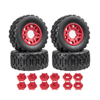 2 Pieces Short Course RC Tire High Traction Rough-Terrain RC Tire Multi-Surface Grip For