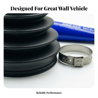 CV Joint Boot Kit Dustproof CV Boot Repair Kit Oil & Grease Resistant
