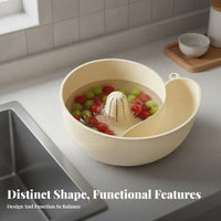 Multi-Purpose Shaped Fruit Washer Water-Saving Automatic Fruit Washer Shaped Drain Basket