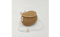 Basket Bag Summer Basket Purse with Strap Trendy Handbag for Bike Rides