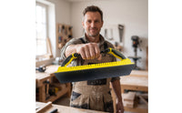 Sanding Block with Handle Ergonomic Hand Sanding Block Hand Sander with Handle Flat-Face Tool Rectangular for Drywallers