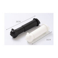 No-Drill Installation Cat Toilet Paper Holder Space-Saving Design Retractable Cat Tissue Holder for Children, Kitchen