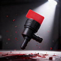 Easy to Install Lawn Mower Gas Valve Sturdy Plastic Inline Fuel Shut Stop Valve for Generator, Motorcycle