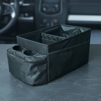 Heavy Duty Car Trunk Organizer Large Capacity Foldable Trunk Organizer Portable Foldable Car Storage Bin Reinforced Handles for Families, Road Trips, Grocery Shopping