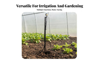 Ground Stake Micro Sprinkler Water Saving 360 Degree Rotating Mister Wide Coverage Micro Misting Nozzle for Gardeners, Homeowners, Farm, Nursery, Yard