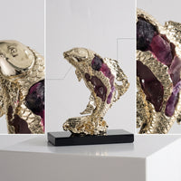 Aquatic Animal Sculpture Crystal Aquatic Animal Figurine Elegant for Living Room