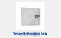 CD Storage Case, documentdesign, Waterproof, Wear-Resistant, Button Closure, PP Material, DVD Organizer