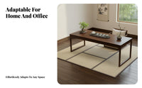 New Chinese design low-height infusion Ceremony Table Set Integrated Drainage Tray Household Furnishing Minimalist visual attraction for Home Decorators, Adults, Balcony, Office, Living Room