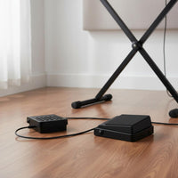 Polarity Switch Digital Piano Sustain Pedal Non-Slip Design Sustain Pedal Long 1.56m Cable Musical Instrument Accessory for Pianists, Keyboard Players, Music Students, Home Studio, Stage Performance