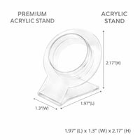 Jewelry Bracelet Display Holder, Clear Acrylic Bangle Organizer for Selling, Countertop Display Stand, Minimalist Design Bracelet Organizer
