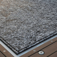 Boat Flooring with Drainage Grooves Textured Marine Deck Pad Long-Lasting