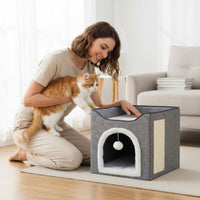 Double Layer Cat House Foldable Cat House Soft