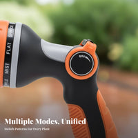 Thumb Control Spray Nozzle Ergonomic Grip Thumb Control Hose Leak-Resistant Design Garden Hose Spray Nozzle for Car Washing, Patio Cleaning