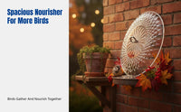 Rain Cover for Bird Feeder, Moisture-Resistant Hanging Shield, Clear Plastic for Garden, Outdoor