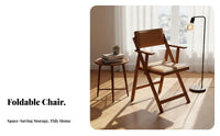 Foldable Design Padded Folding Chair Space-Saving Padded foldable Chair Slim contour Household Furniture for Apartment Dwellers, Event Planners, Dining Room, Small Spaces, Kitchen, Parties