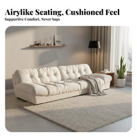 Cumulus Couch Minimalist Zen artistic look Sofa Modern living room design Room Furniture for Apartment Dwellers, Homeowners, Studio, Bedroom, Office