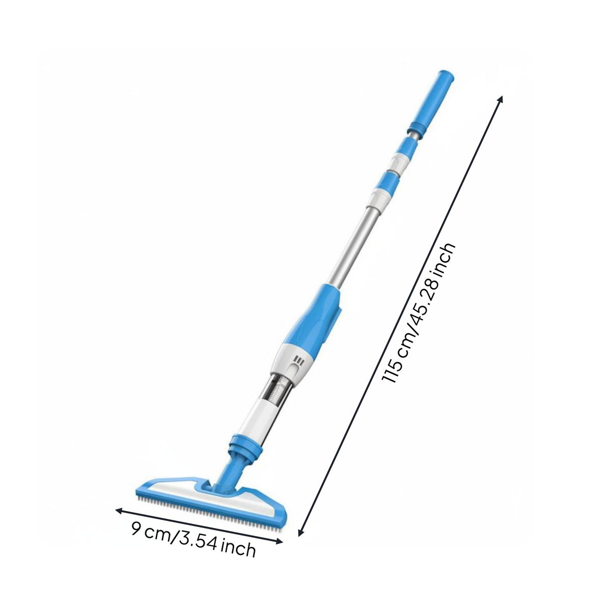IPX8 Waterproof Handheld Pool Vacuum Lightweight & Portable Cordless Underwater Cleaner Powerful Suction Rechargeable Underwater Vacuum Fine Filtration for Spas, Inflatable Pools, Ponds