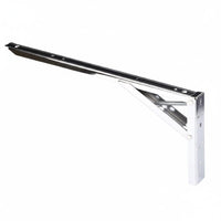 Space-Saving Coil-Driven Loaded Shelf Support Bracket Heavy Duty Reinforced Folding Shelf Support Easy Installation Triangle Folding Bracket