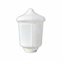 Waterproof Acrylic Globe Lampshade Weather Resistant Acrylic Light Globe Decorative for Outdoor, Courtyard, Garden